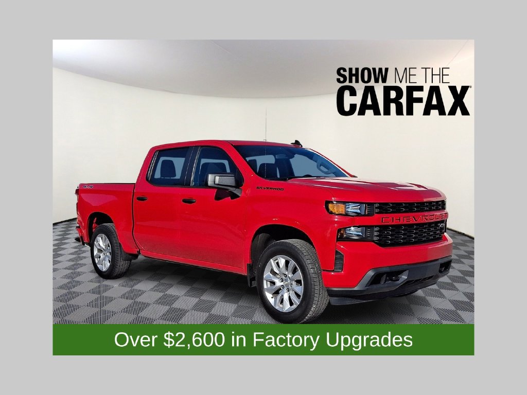Used 2020 Chevrolet Silverado 1500 Custom w/ Custom Value Package AWD/4WD image 1
