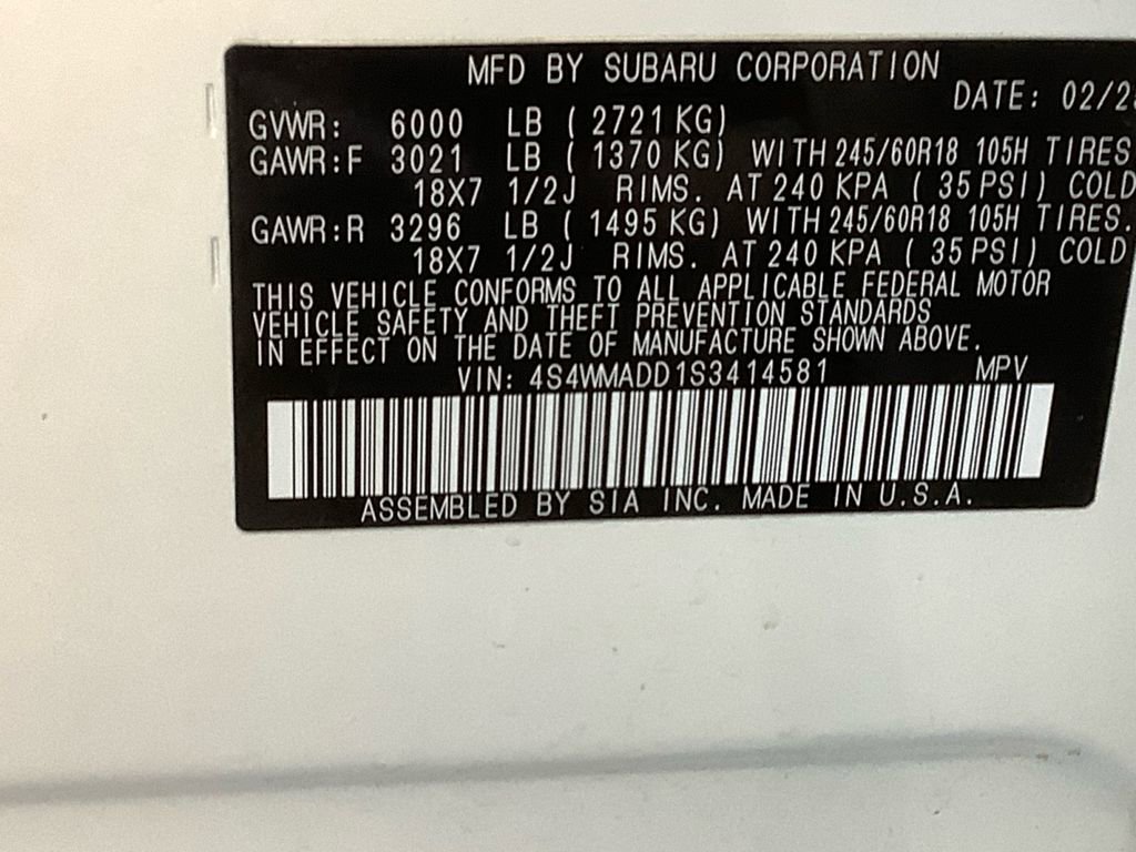 Certified 2025 Subaru Ascent Premium image 20