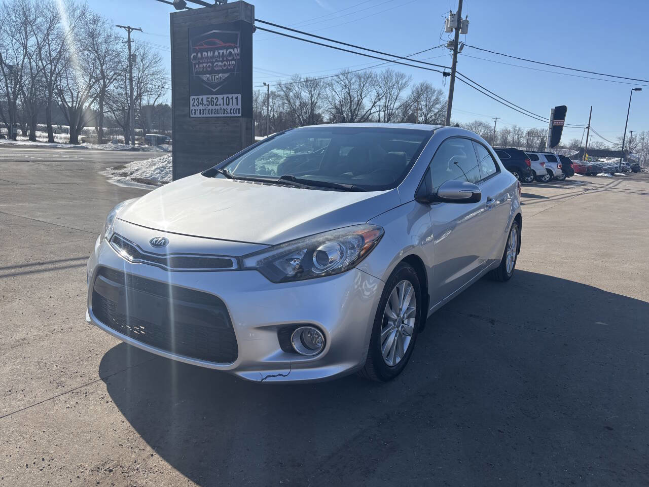 Used 2015 Kia Forte Koup EX w/ EX Premium Package FWD image 2