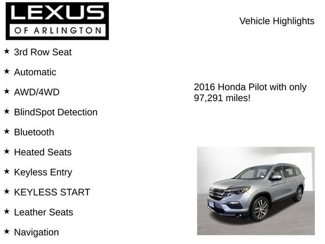 Used 2016 Honda Pilot Touring image 7