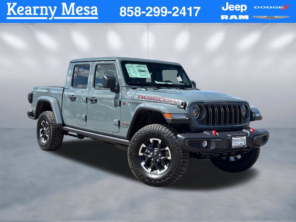 New 2026 Jeep Gladiator Rubicon w/ Steel Power Dome Hood Package