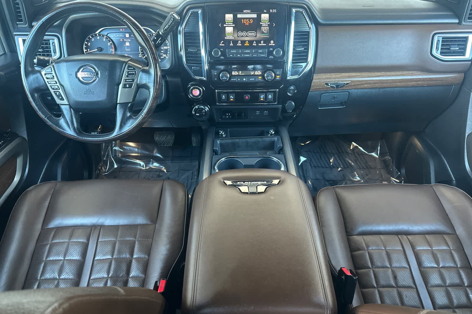 Used 2021 Nissan Titan Platinum Reserve w/ Moonroof Package AWD/4WD image 3