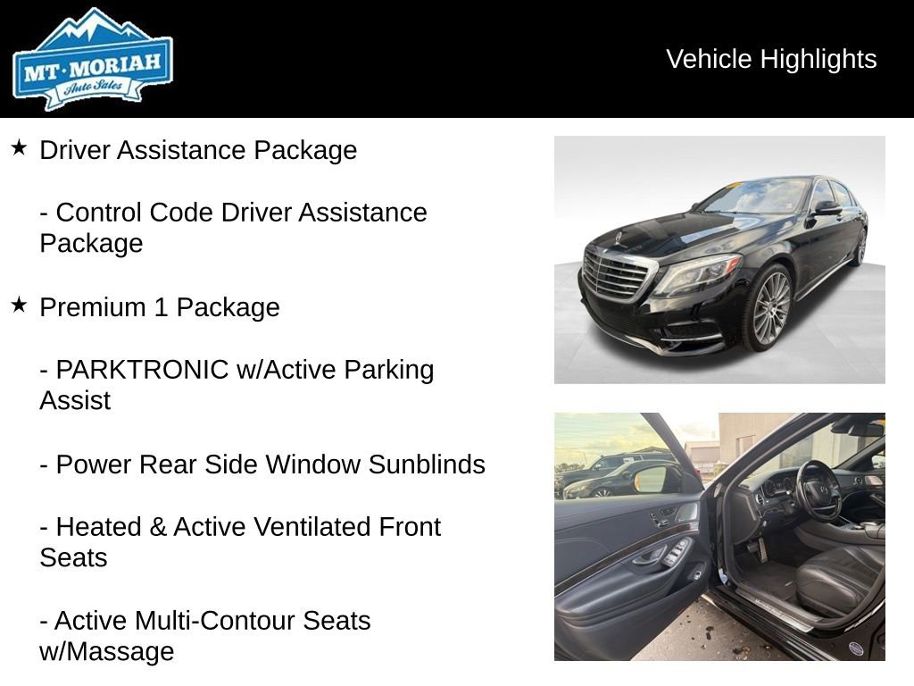 Used 2015 Mercedes-Benz S 550 Sedan image 12