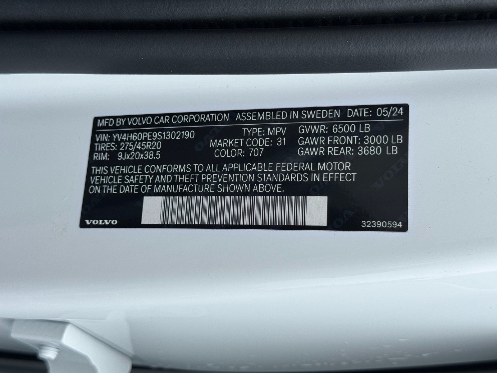 Used 2025 Volvo XC90 T8 Plus AWD/4WD image 49