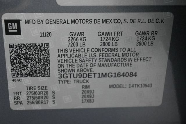 Used 2021 GMC Sierra 1500 SLT w/ SLT Premium Plus Package AWD/4WD image 46