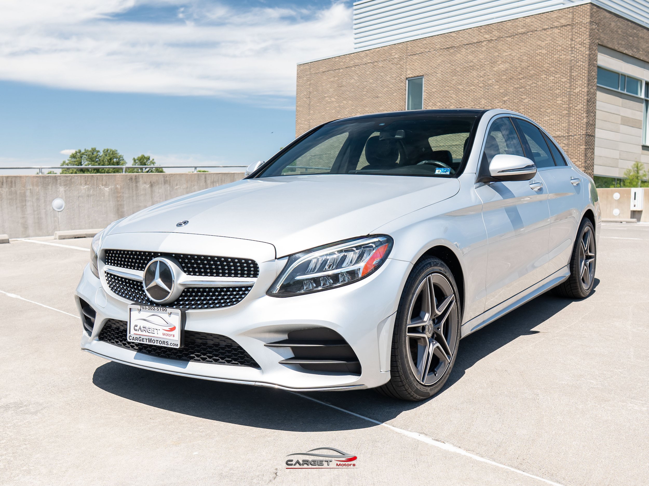 Used 2021 Mercedes-Benz C 300 4MATIC Sedan w/ AMG Line image 3