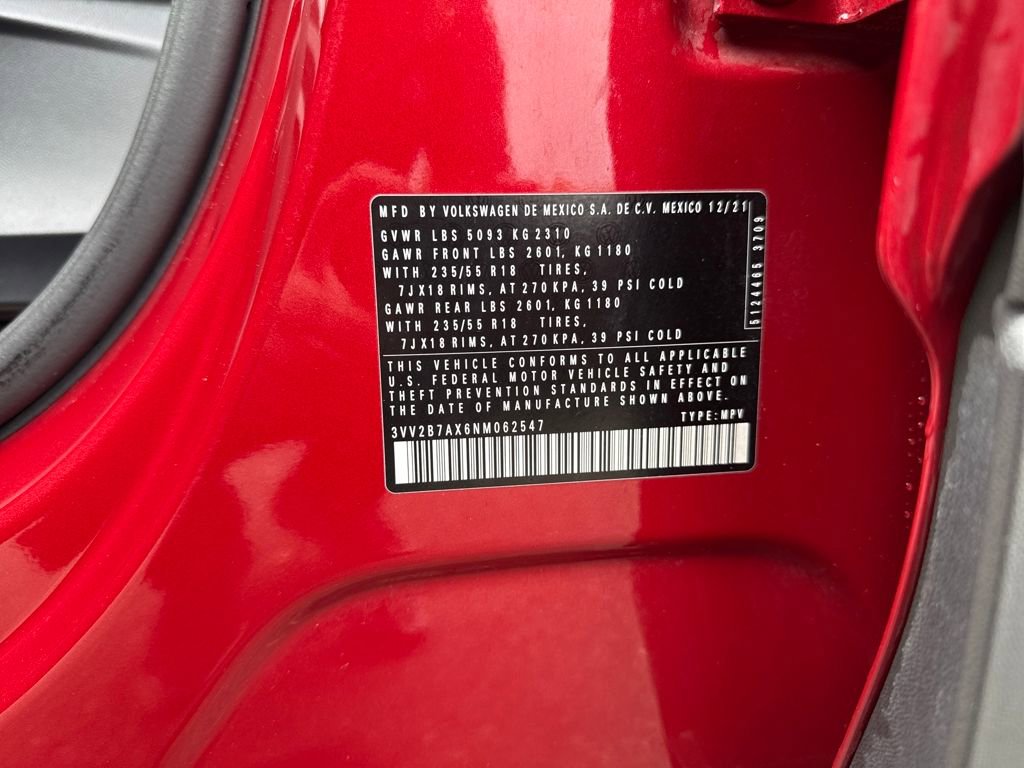 Used 2022 Volkswagen Tiguan SE image 18