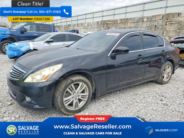 Used 2012 INFINITI G25 x