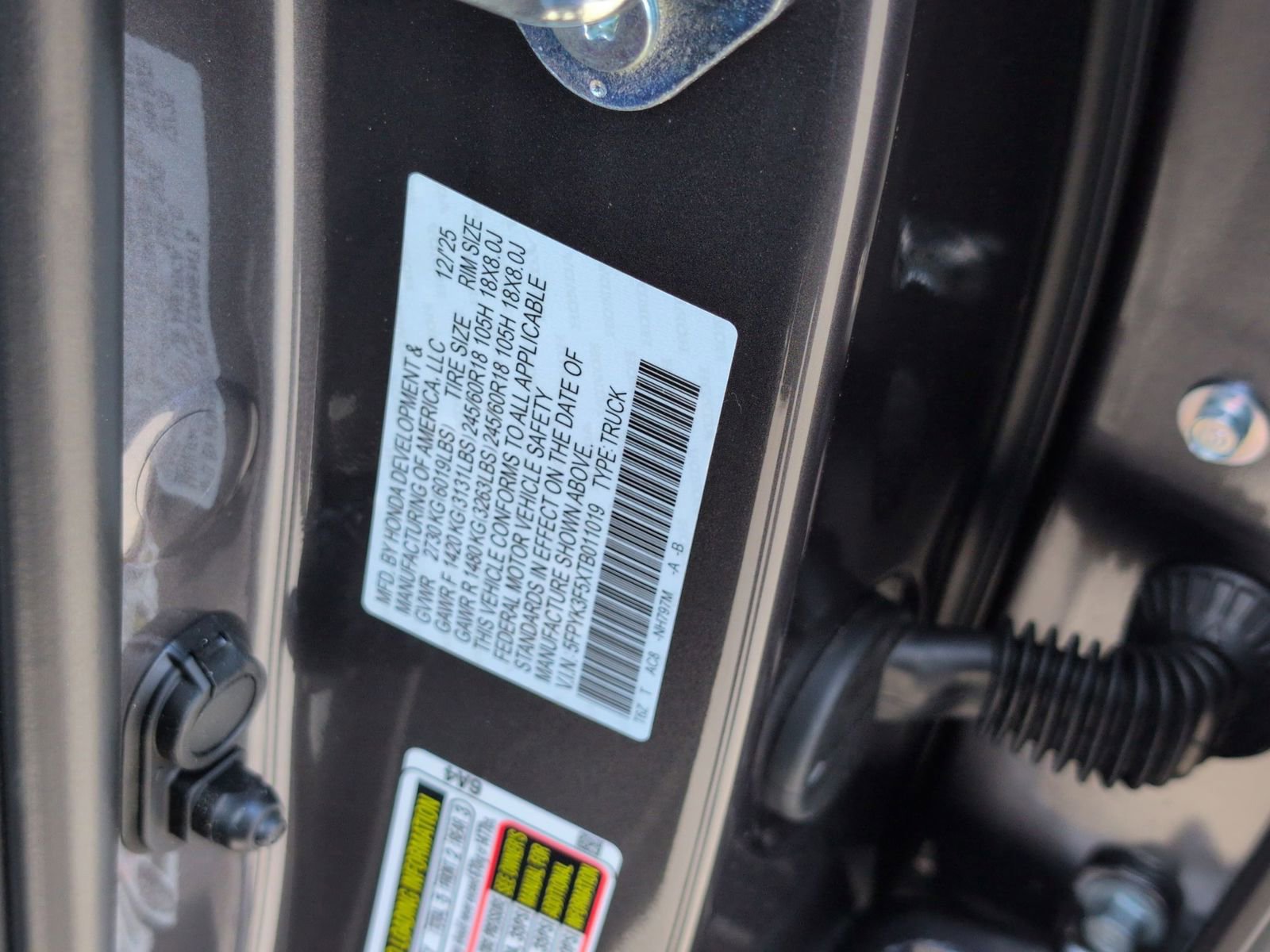 New 2026 Honda Ridgeline RTL image 23