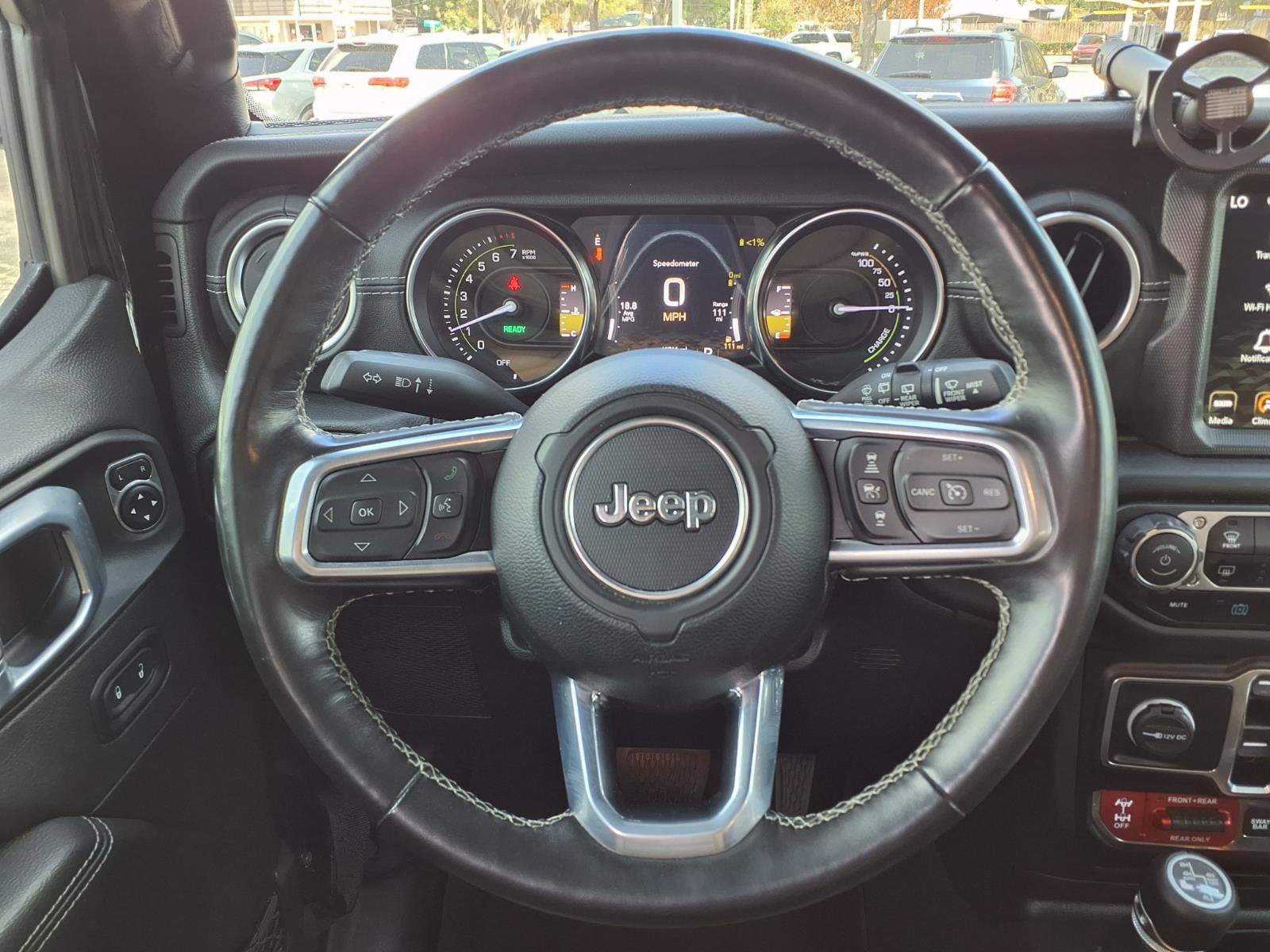 Used 2021 Jeep Wrangler Unlimited Rubicon 4xe w/ Steel Bumper Group image 24