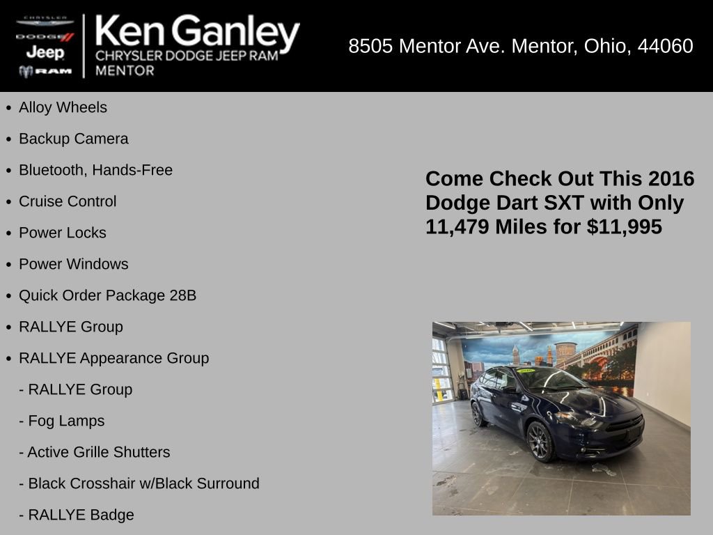 Used 2016 Dodge Dart SXT w/ Rallye Appearance Group image 5