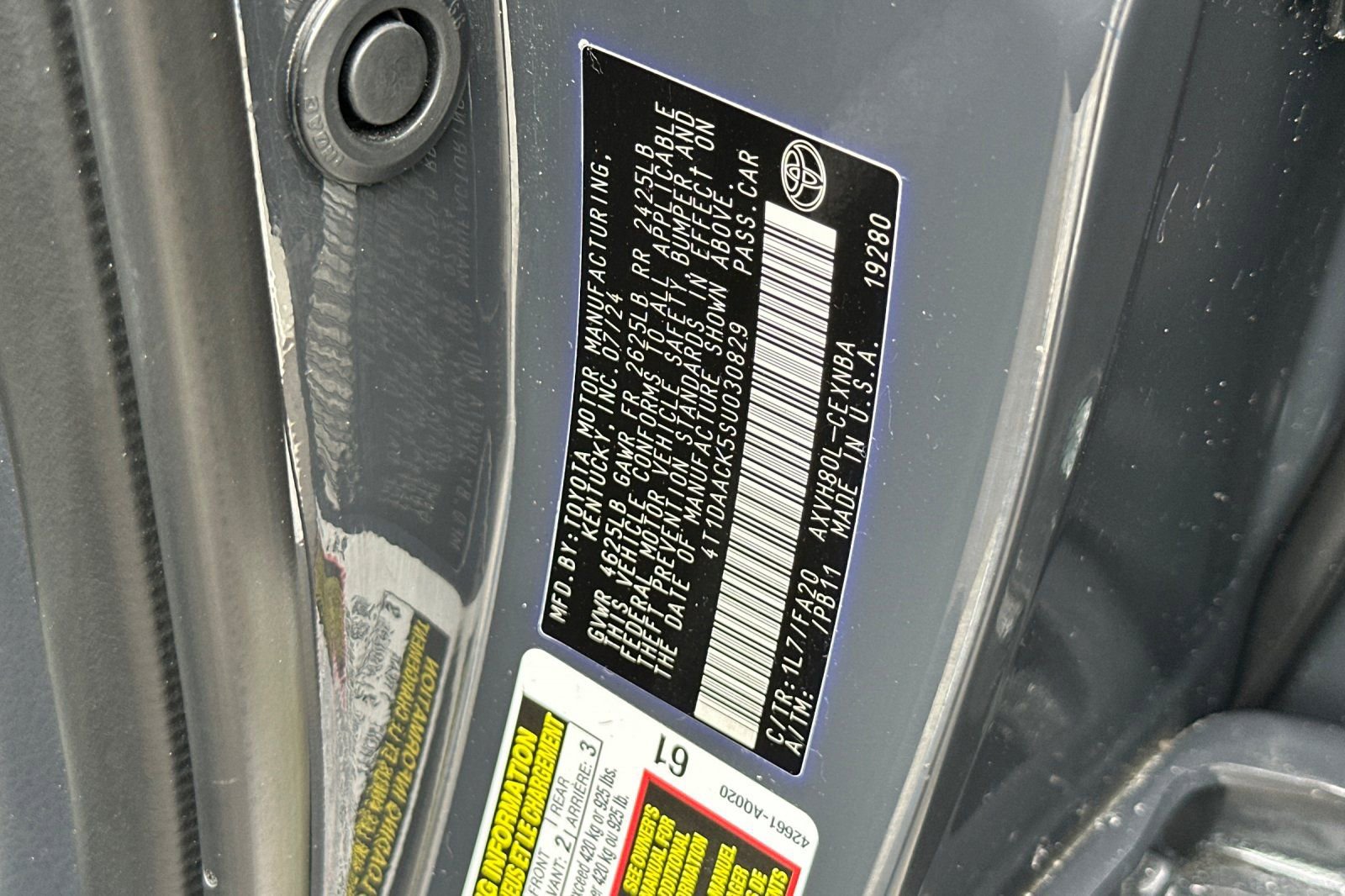 Certified 2025 Toyota Camry LE FWD image 29