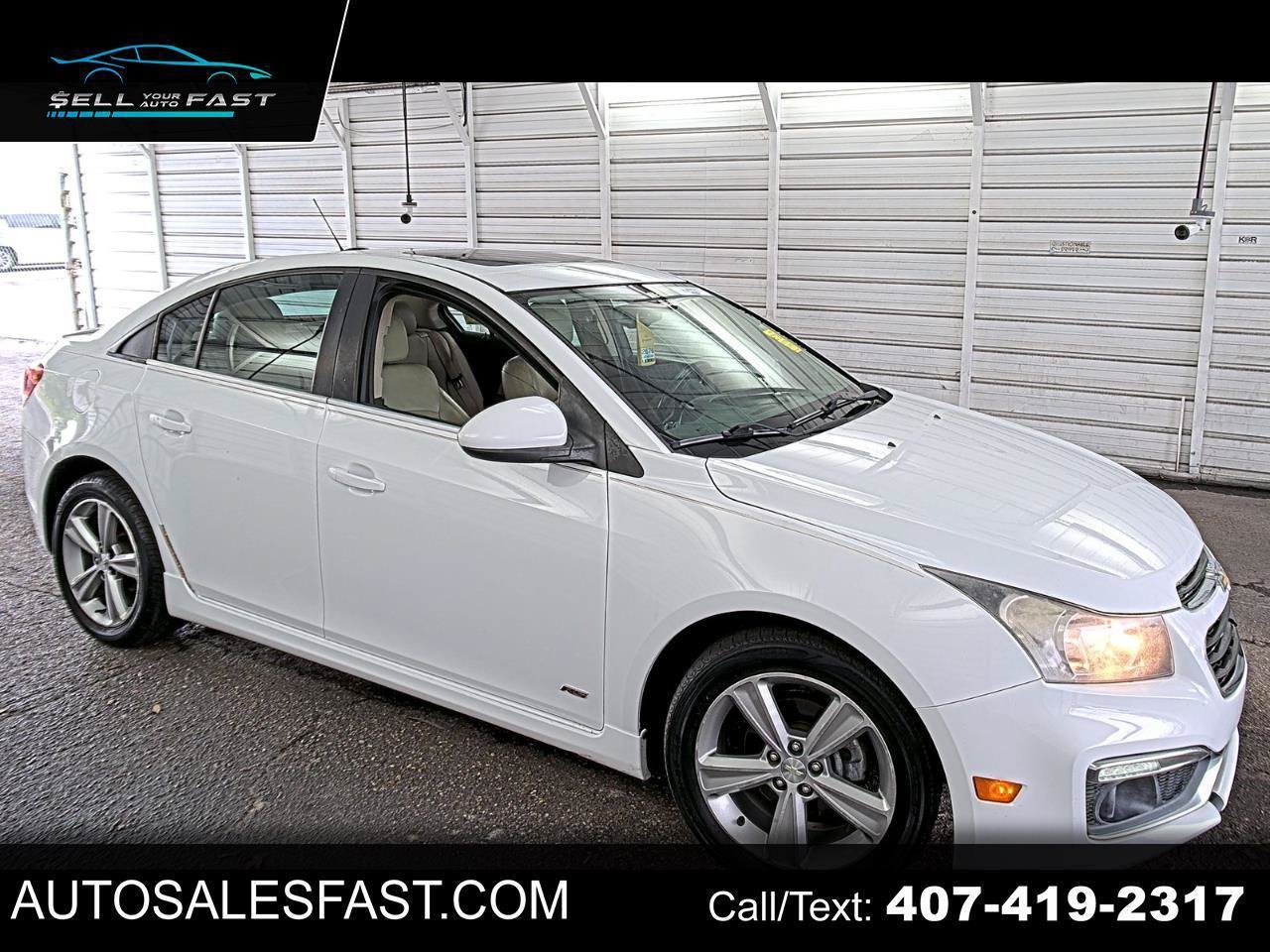 Used 2016 Chevrolet Cruze LT w/ Sun, Sound and Sport Package FWD image 1