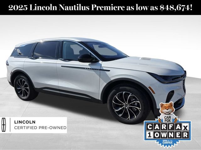 Certified 2025 Lincoln Nautilus Premier AWD/4WD image 1