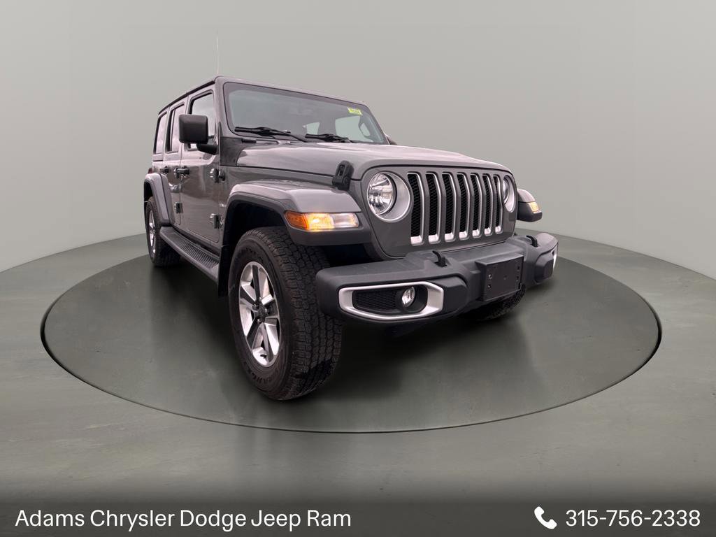 Used 2019 Jeep Wrangler Unlimited Sahara w/ Uconnect 4C Nav & Sound Group image 1