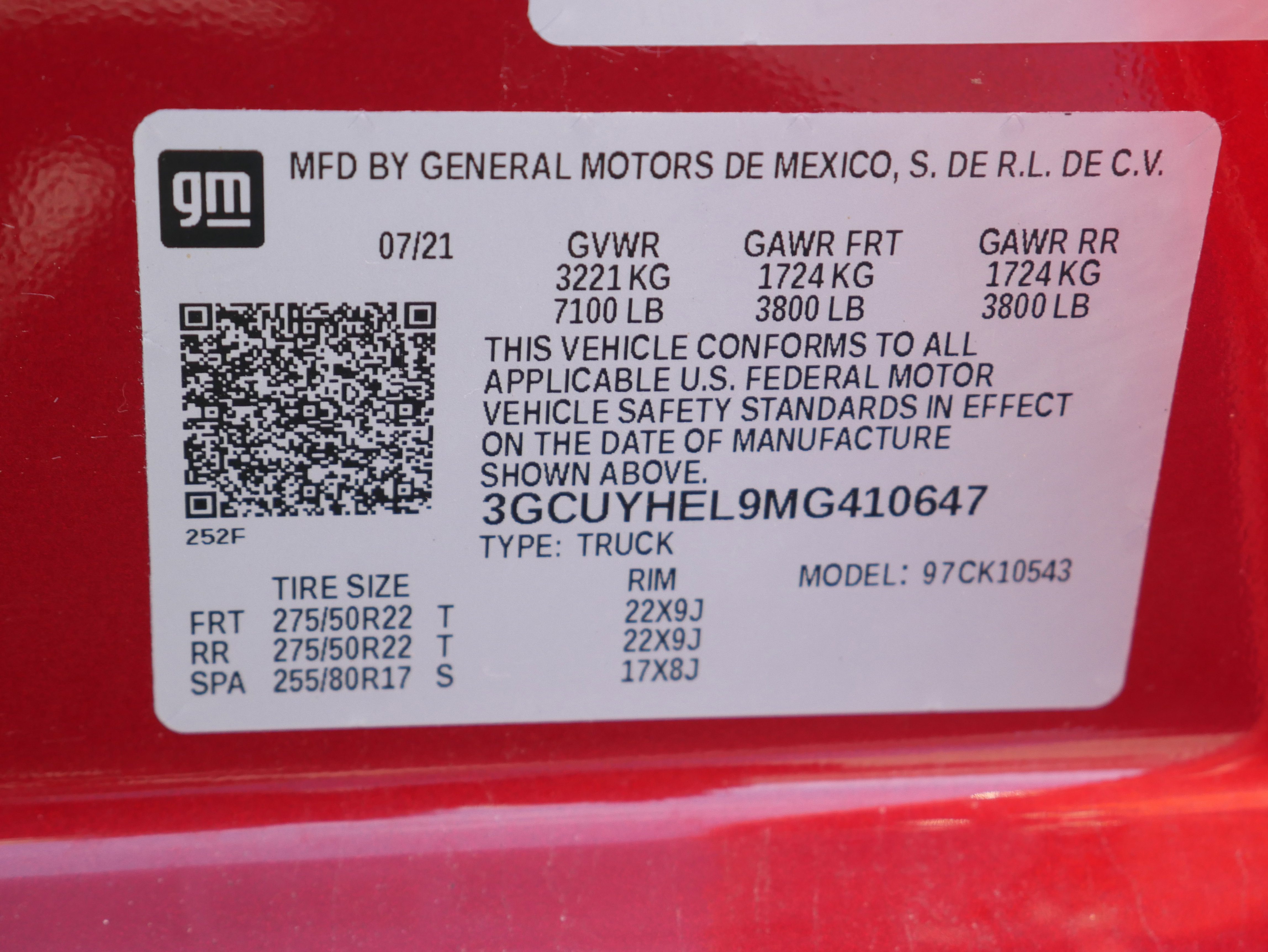 Certified 2021 Chevrolet Silverado 1500 High Country AWD/4WD image 37