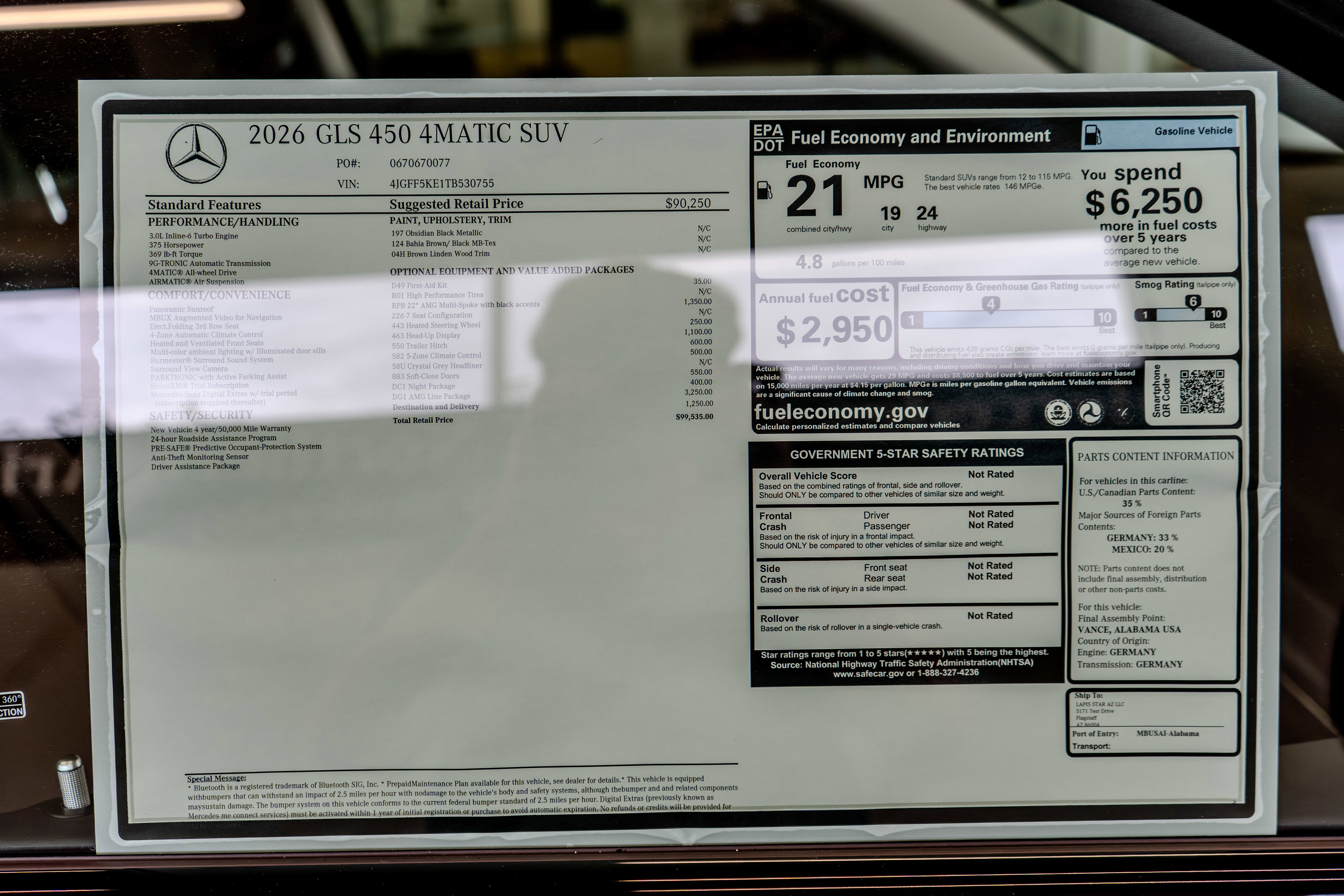 New 2026 Mercedes-Benz GLS 450 4MATIC image 35