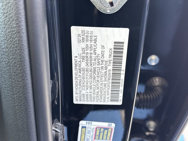 New 2026 Honda Ridgeline RTL image 38