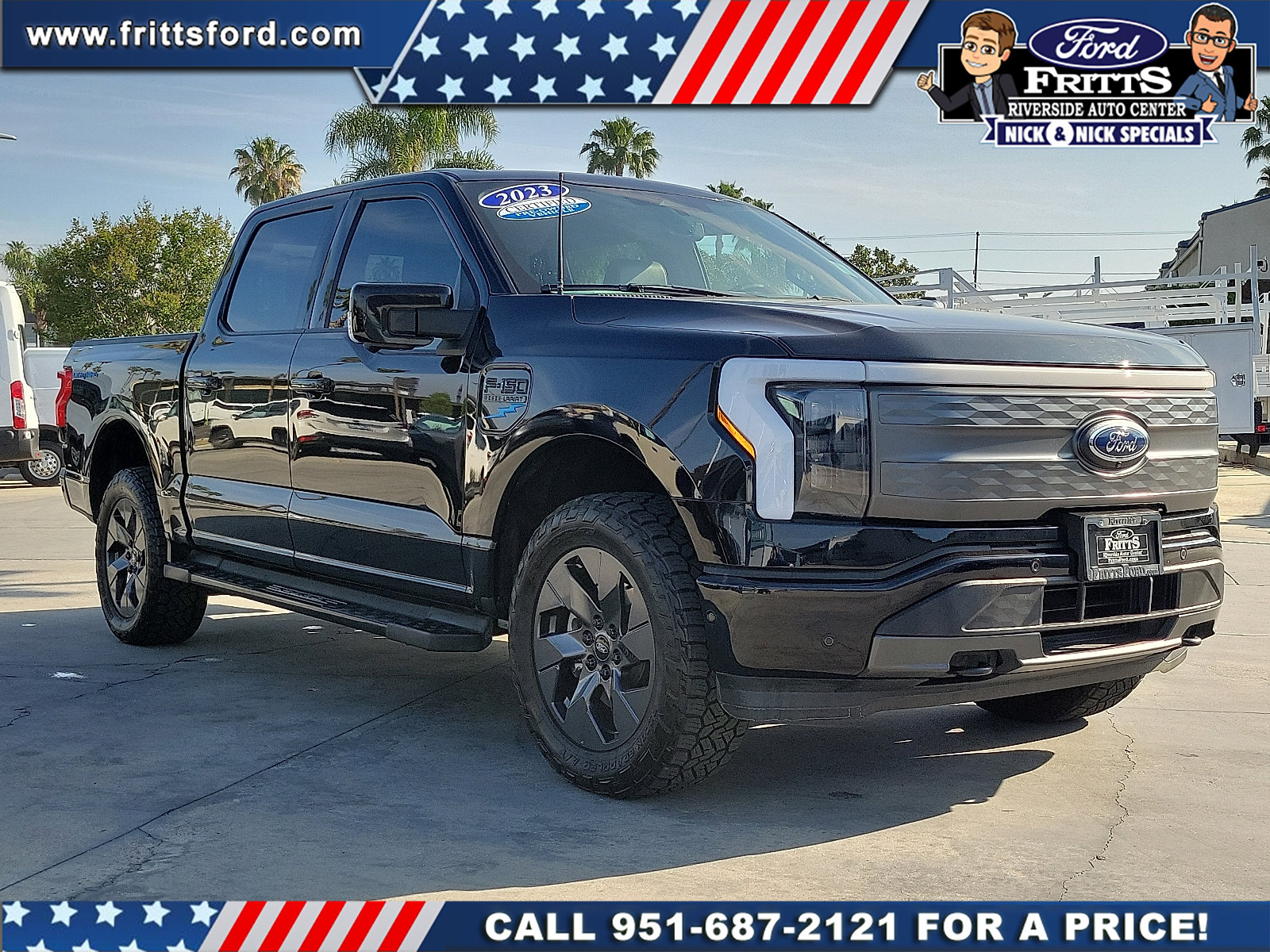 Certified 2023 Ford F150 Lightning Lariat w/ Equipment Group 511A High image 22