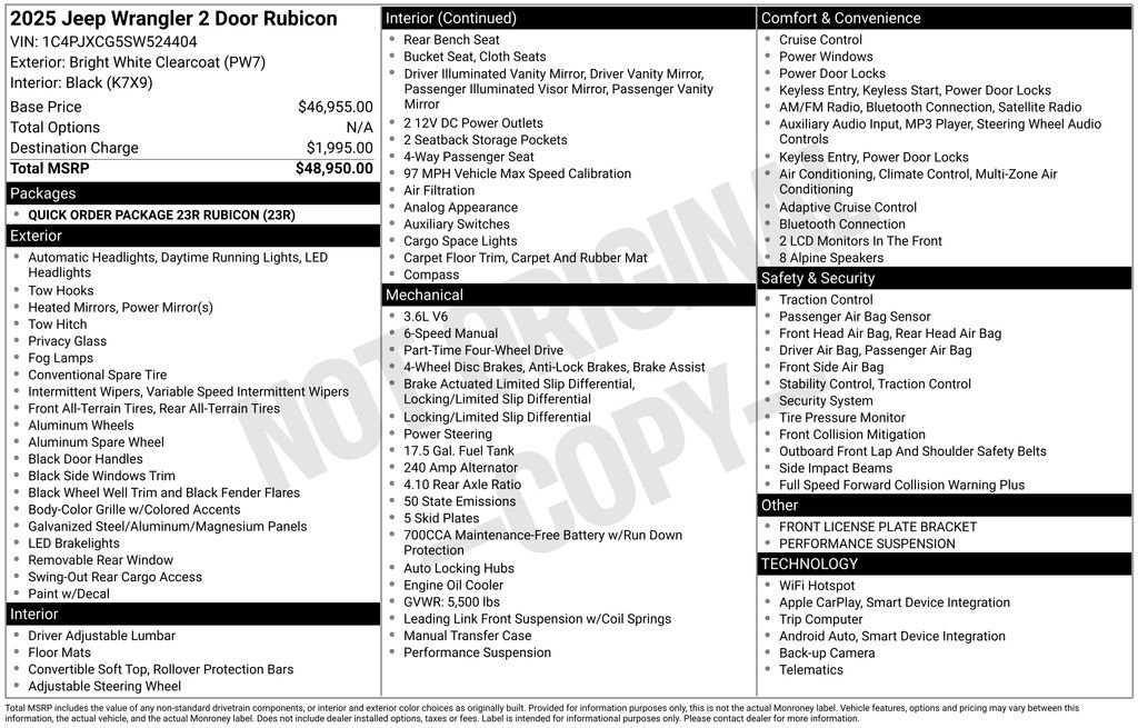 Used 2025 Jeep Wrangler Rubicon image 5