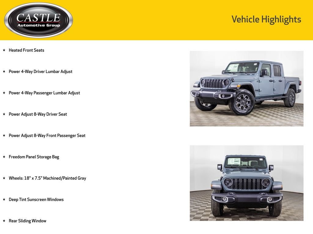 New 2026 Jeep Gladiator Sport S image 16