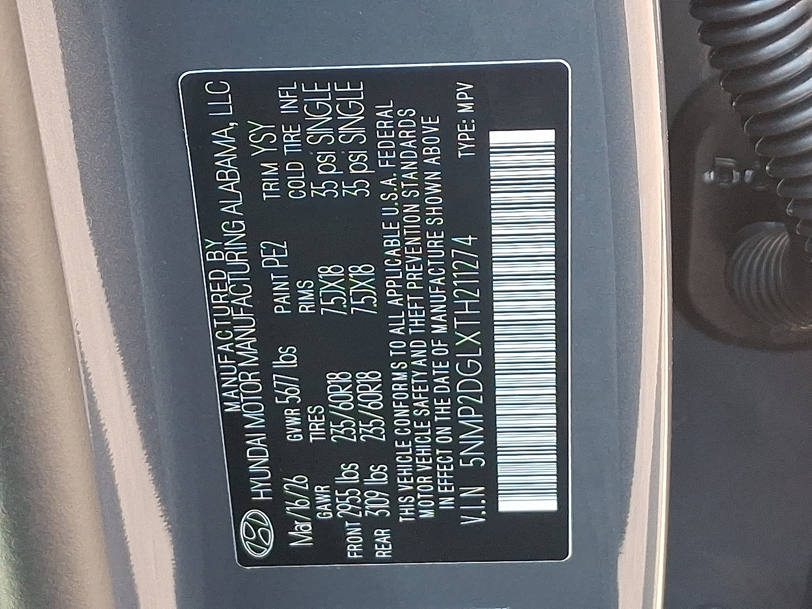 New 2026 Hyundai Santa Fe SEL image 11