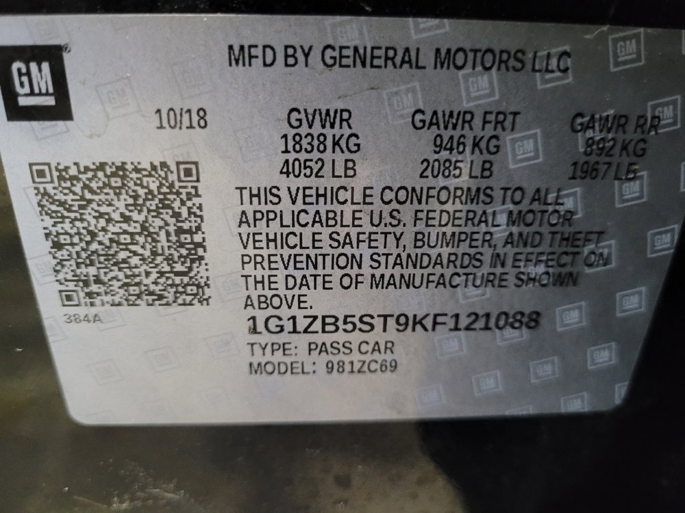 Used 2019 Chevrolet Malibu LS FWD image 33
