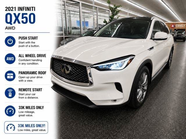 Used 2021 INFINITI QX50 Luxe w/ Cargo Package