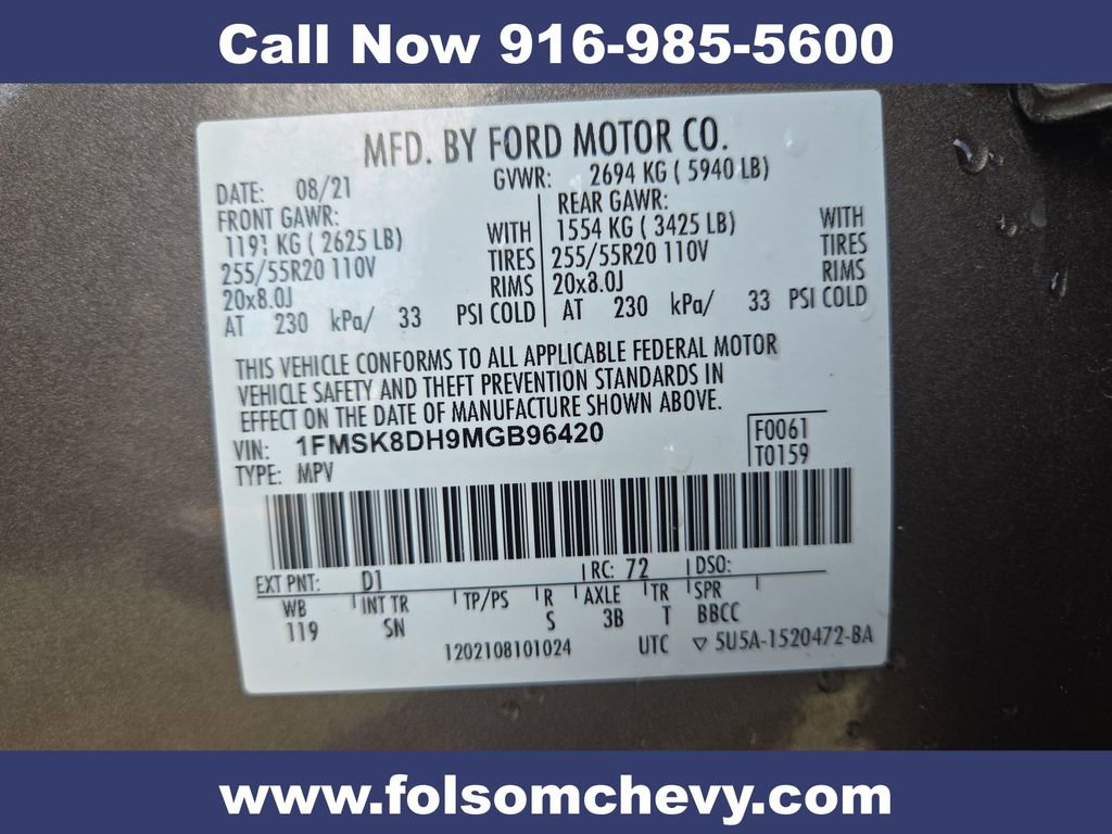 Used 2021 Ford Explorer XLT w/ Equipment Group 202A image 36