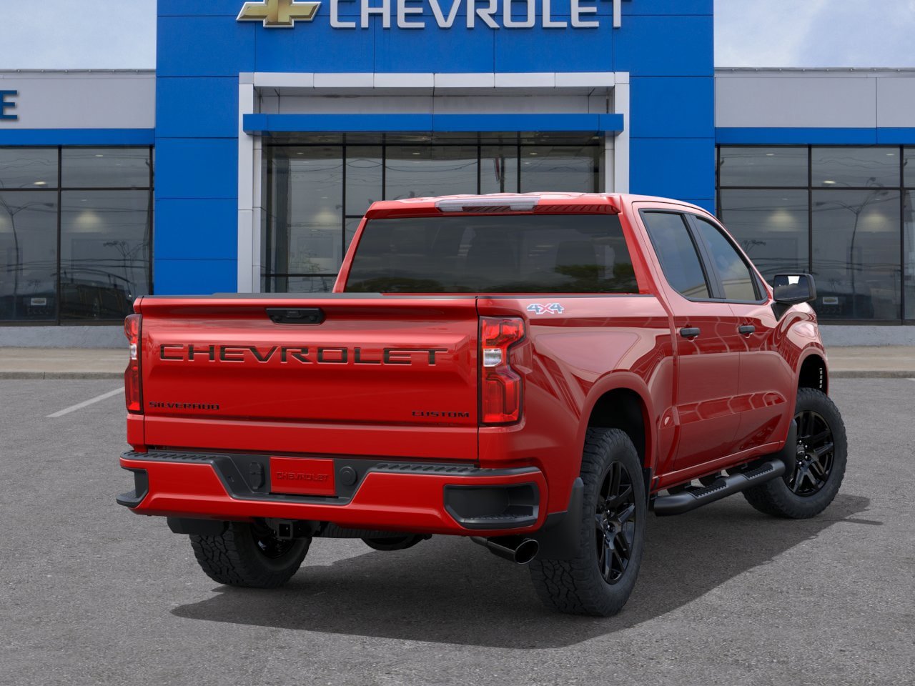 New 2026 Chevrolet Silverado 1500 Custom w/ Turbomax Blackout Package AWD/4WD image 4
