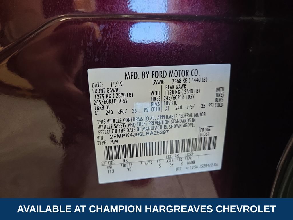 Used 2020 Ford Edge SEL w/ Cold Weather Package AWD/4WD image 42