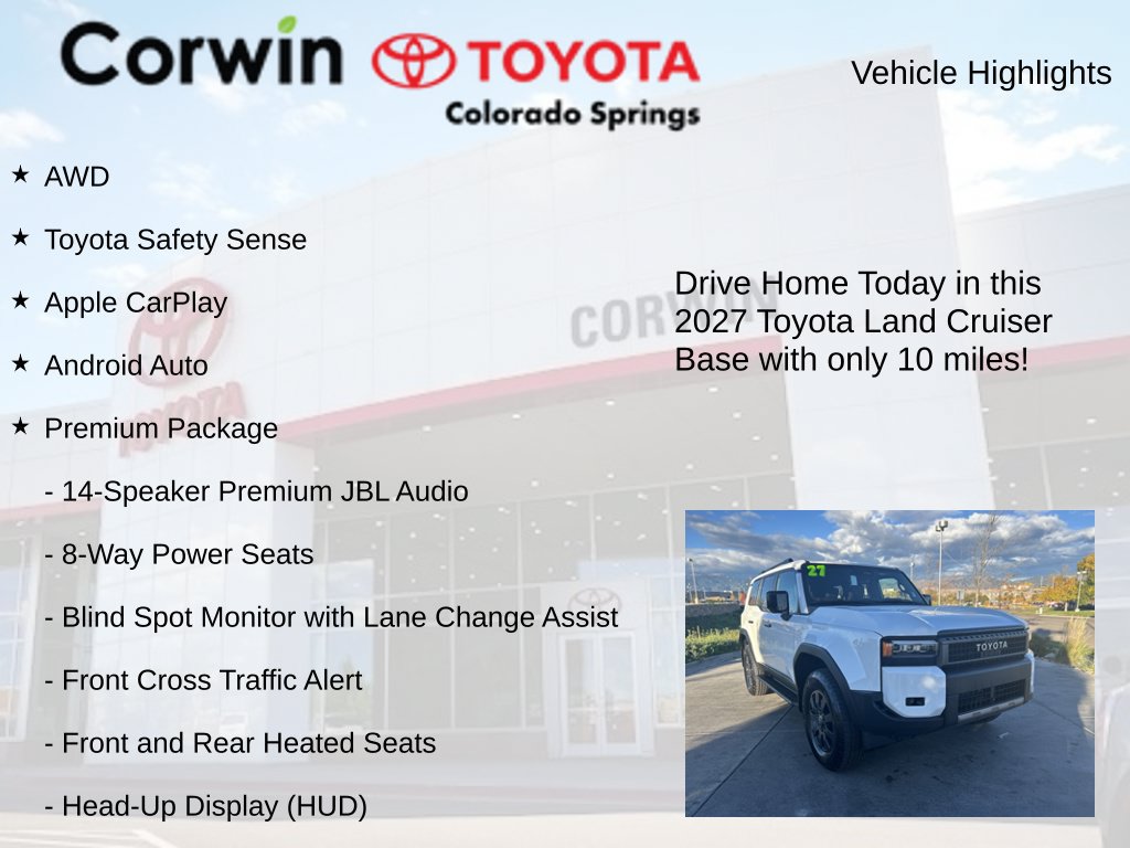 Used 2027 Toyota Land Cruiser w/ Premium Package AWD/4WD image 8
