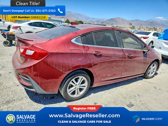 Used 2016 Chevrolet Cruze LT w/ RS Package FWD image 4
