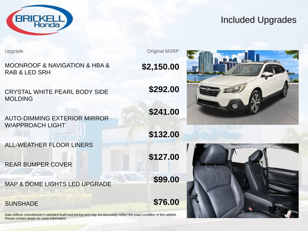 Used 2019 Subaru Outback 2.5i Limited AWD/4WD image 11