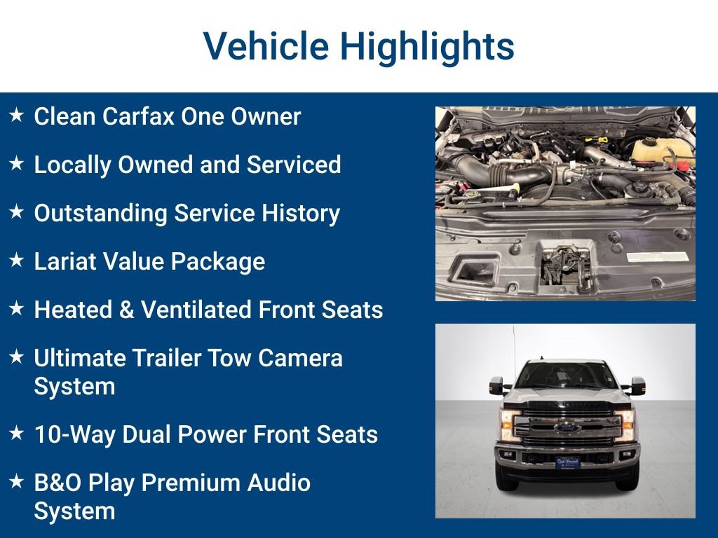 Used 2019 Ford F350 Lariat w/ Lariat Value Package AWD/4WD image 3
