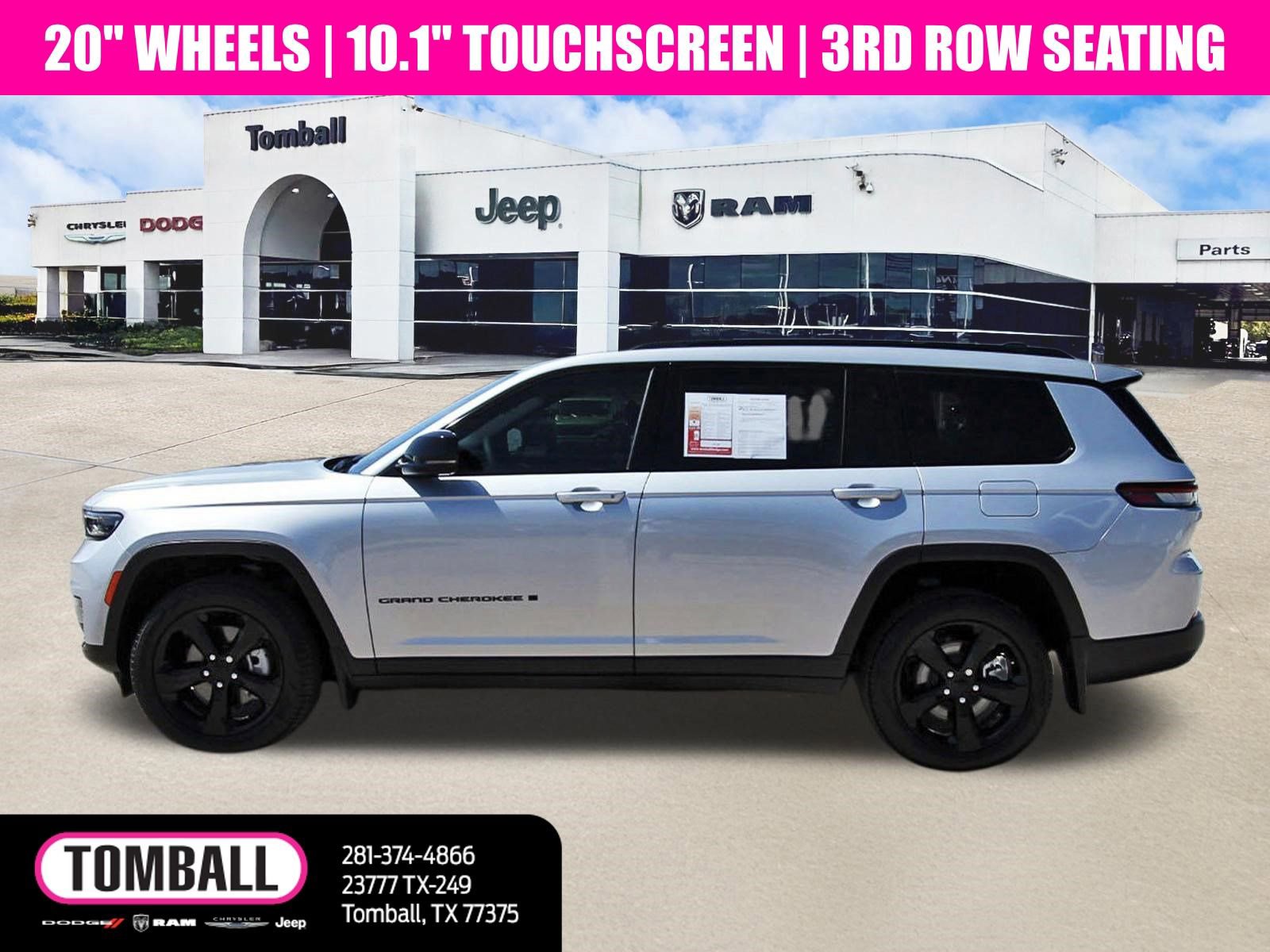 Used 2025 Jeep Grand Cherokee L Limited w/ Black Appearance Package image 4