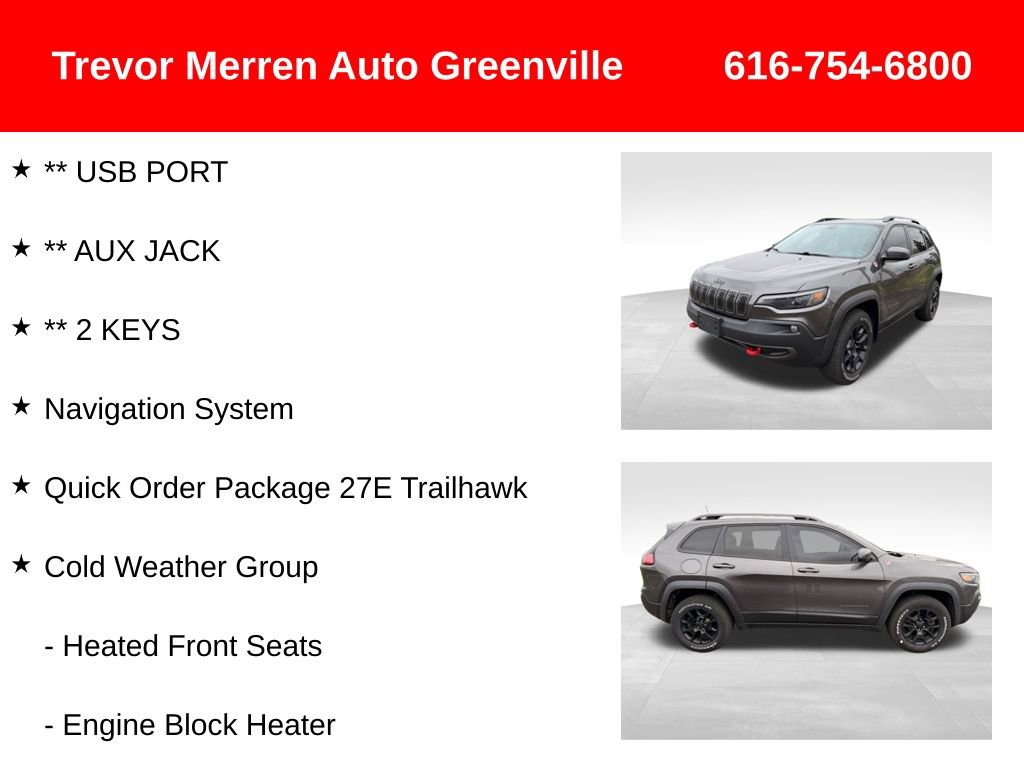 Used 2020 Jeep Cherokee Trailhawk w/ Comfort & Convenience Group image 19
