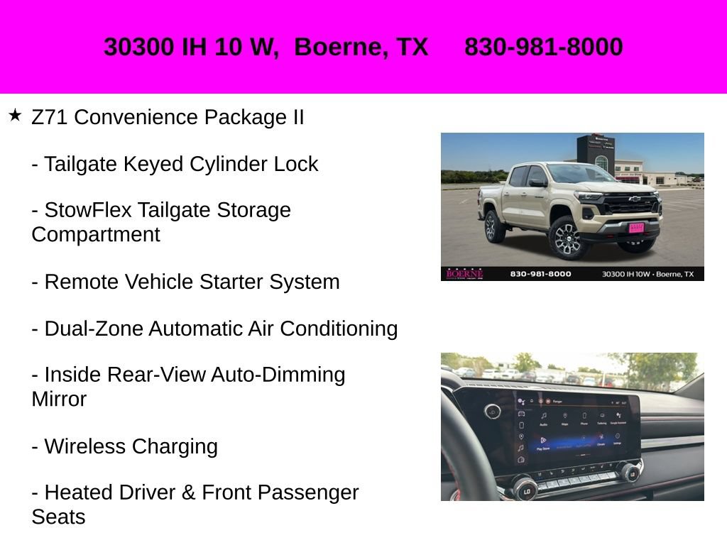 Used 2023 Chevrolet Colorado Z71 w/ Z71 Convenience Package 2 AWD/4WD image 30