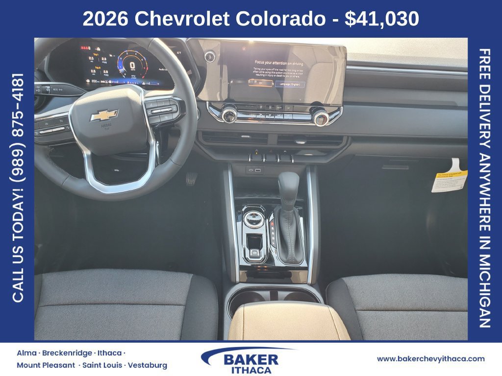 New 2026 Chevrolet Colorado W/T w/ WT Custom Package AWD/4WD image 24