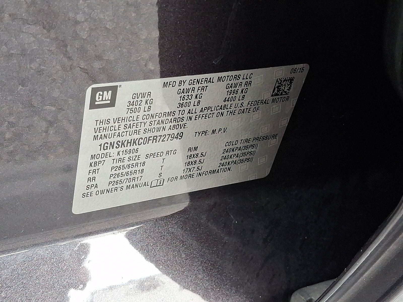 Certified 2015 Chevrolet Suburban LS w/ Max Trailering Package AWD/4WD image 27