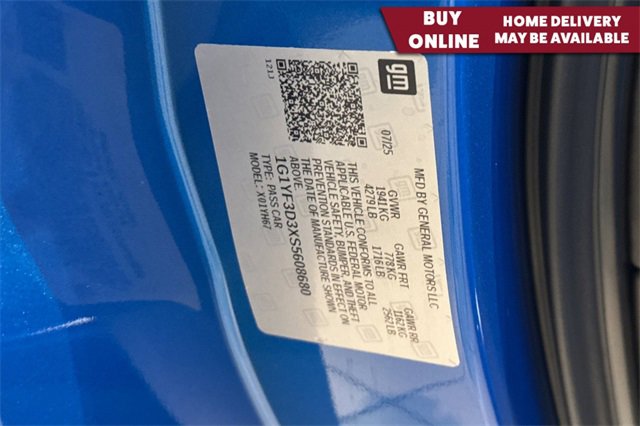 New 2025 Chevrolet Corvette Z06 w/ Battery Protection Package