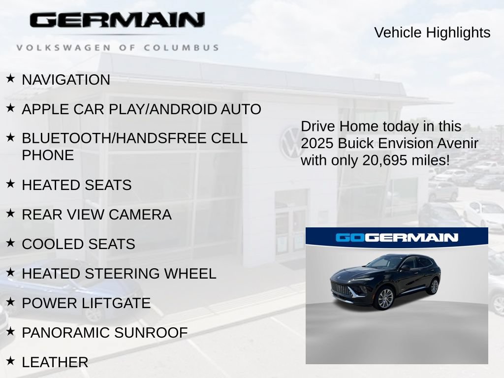 Used 2025 Buick Envision Avenir AWD/4WD image 6