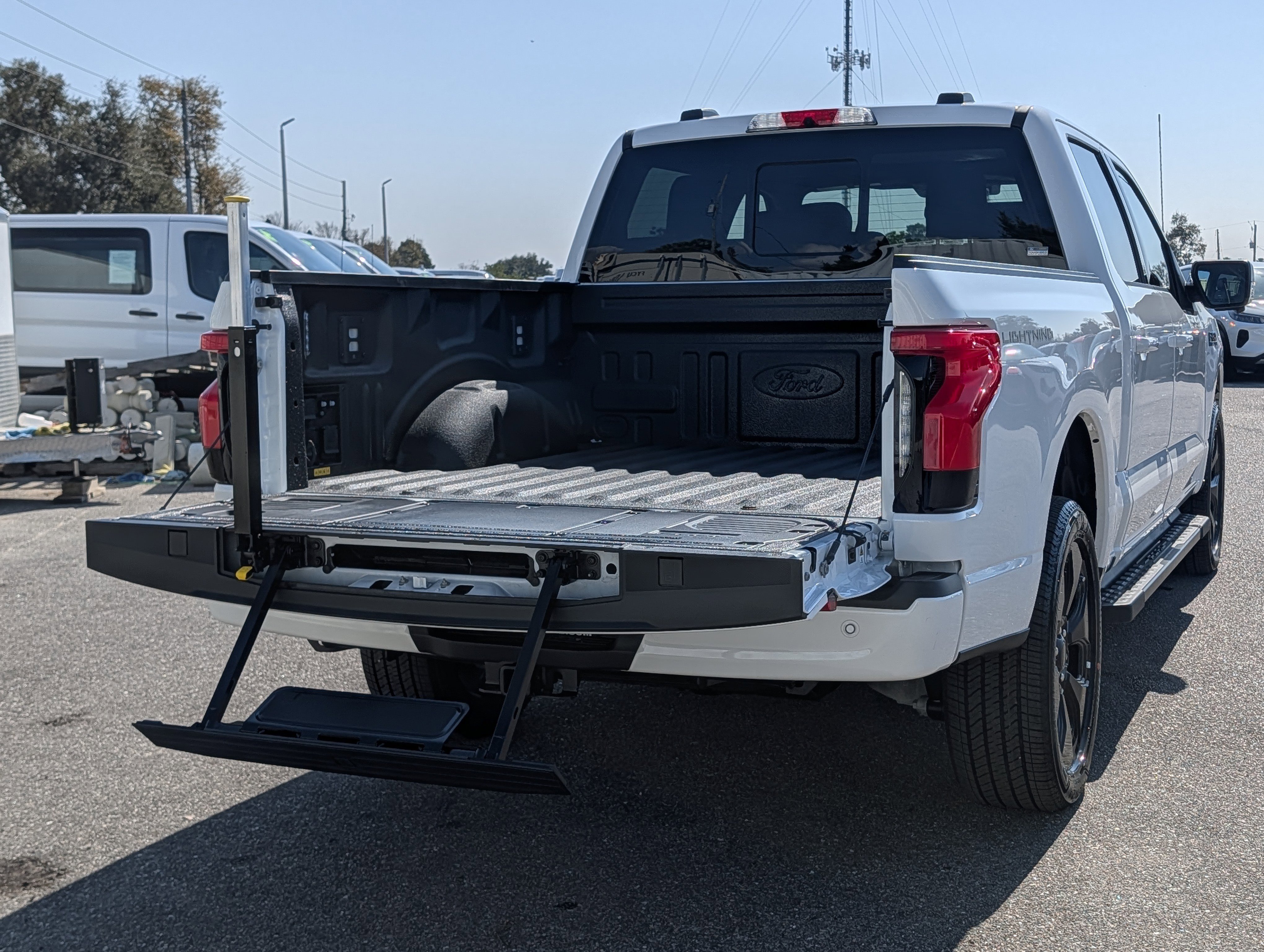 New 2025 Ford F150 Lightning Platinum w/ Dark Elements Package image 14