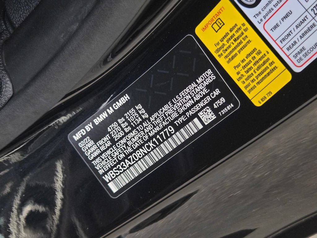 Used 2022 BMW M4 Competition RWD image 42