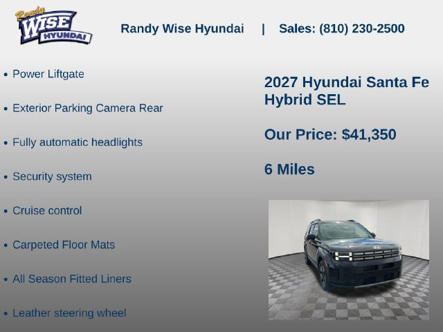 New 2027 Hyundai Santa Fe SEL AWD/4WD image 10