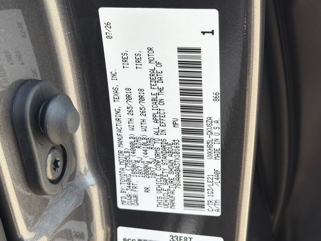 New 2026 Toyota Sequoia SR5 AWD/4WD image 39