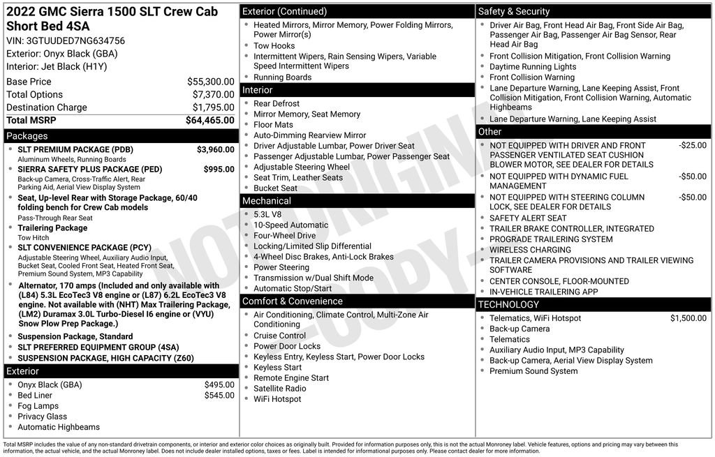 Certified 2022 GMC Sierra 1500 SLT w/ SLT Premium Package image 6