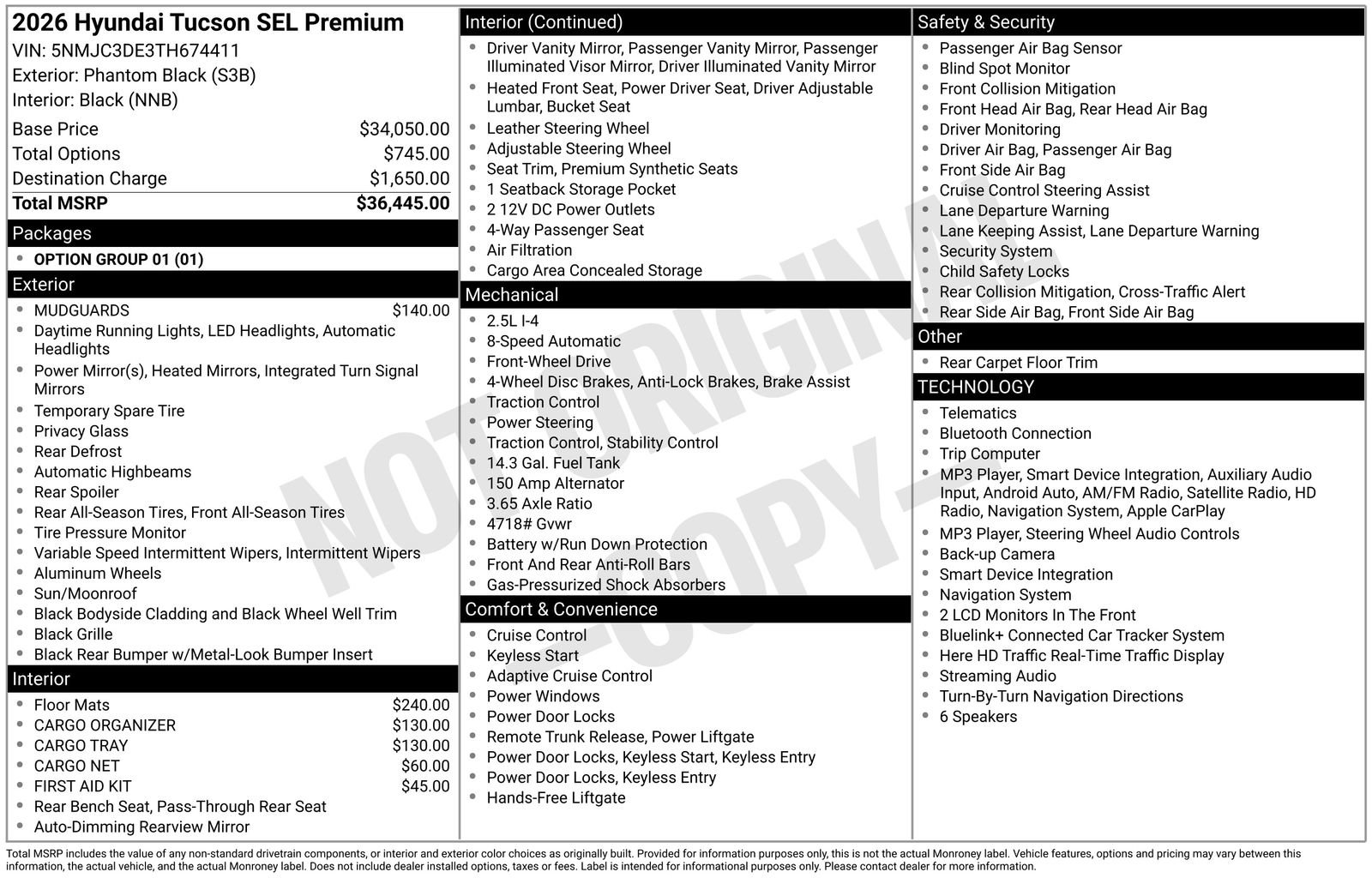 Used 2026 Hyundai Tucson SEL FWD image 22
