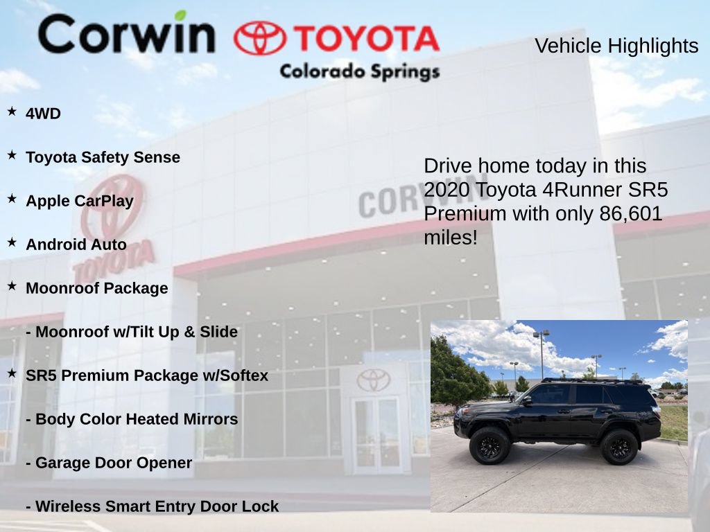 Used 2020 Toyota 4Runner SR5 Premium w/ Moonroof Package AWD/4WD image 7