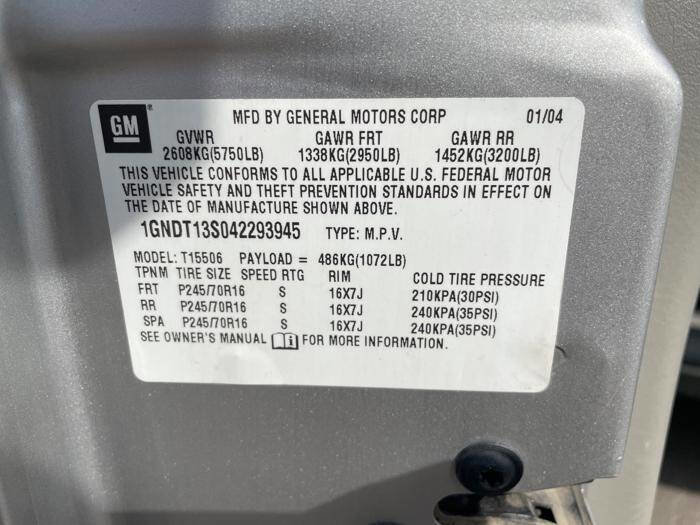 Used 2004 Chevrolet TrailBlazer LT image 42